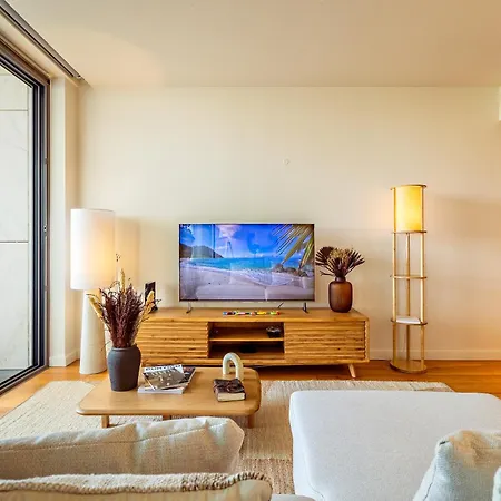 Bayline Boho 1br Beach, Spa, Pool & Parking Apartmán Armação de Pêra